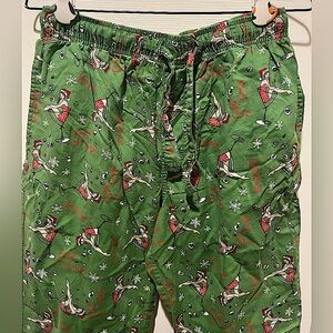 Vintage Y2K Old Navy Martini PinUp Girl Christmas Pants